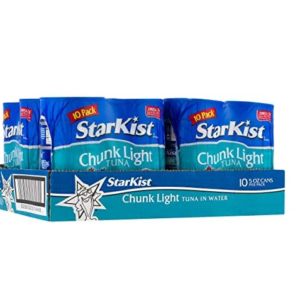 Cajas de Atún StarKist Chunk Light 10 latas de 5 oz (paquete de 6) - 60 latas en total