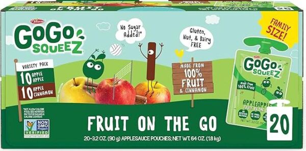 GoGo SqueeZ - Puré de manzana para niños