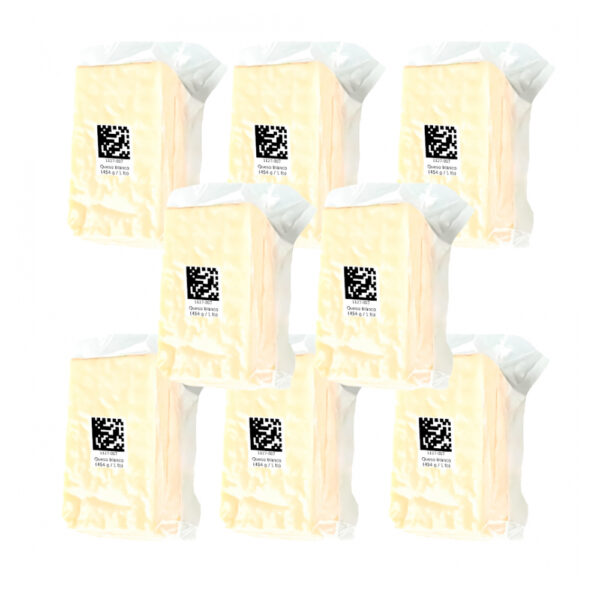 Queso blanco (8 x 454 g / 1 lb)